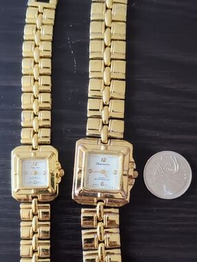 Gold Tone Women's Bracelet Watch - Unbranded his And Hers